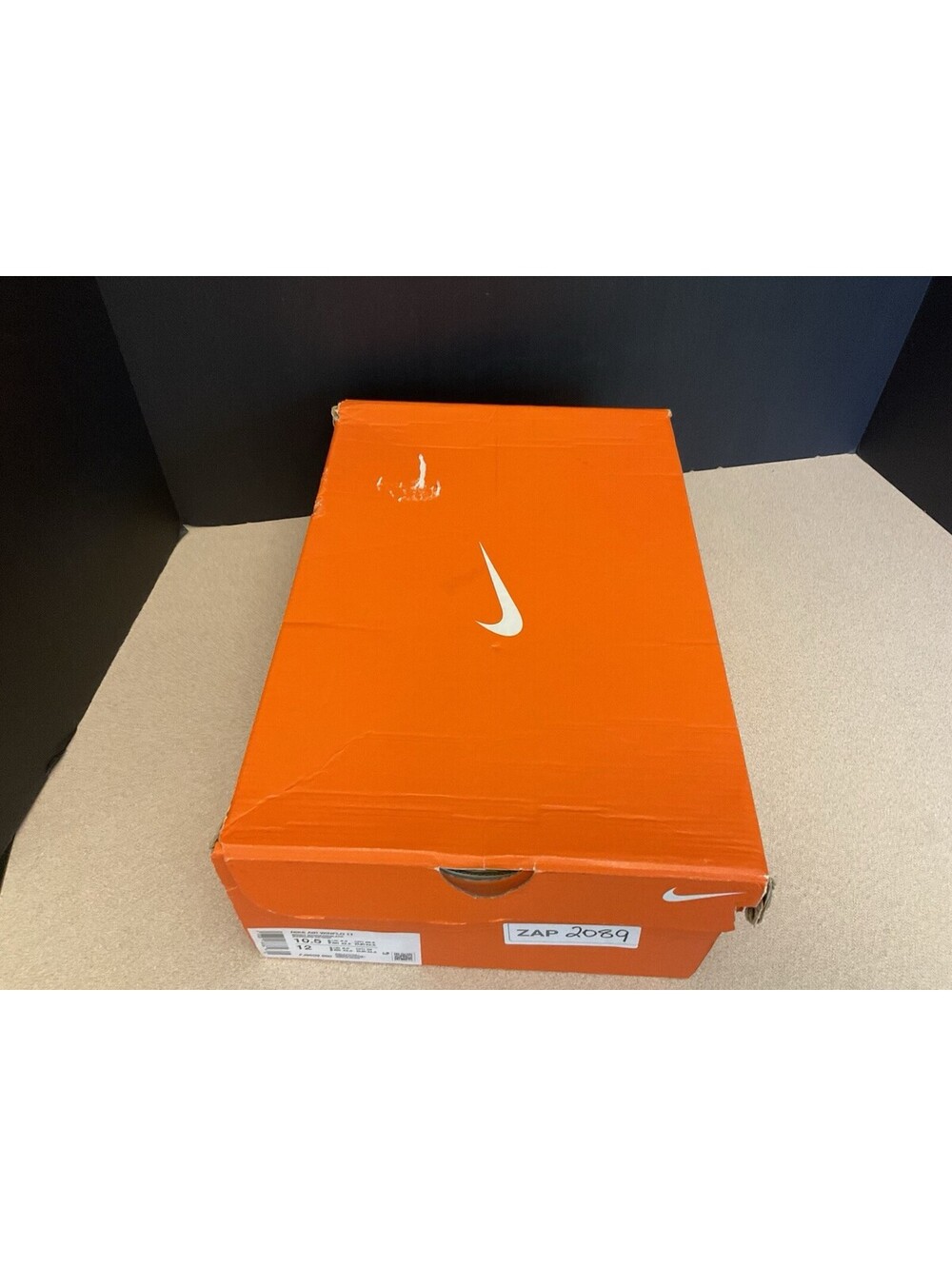 New! Mens Nike Air Winflo 11 Bright Mandarin/Black Running Shoes. Size 10.5. - Picture 12 of 12